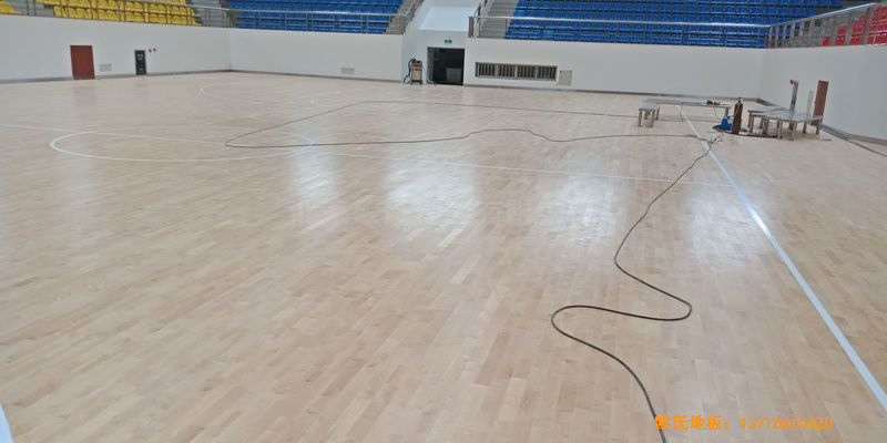 山東濟(jì)南歷城區(qū)小學(xué)運動木地板施工案例