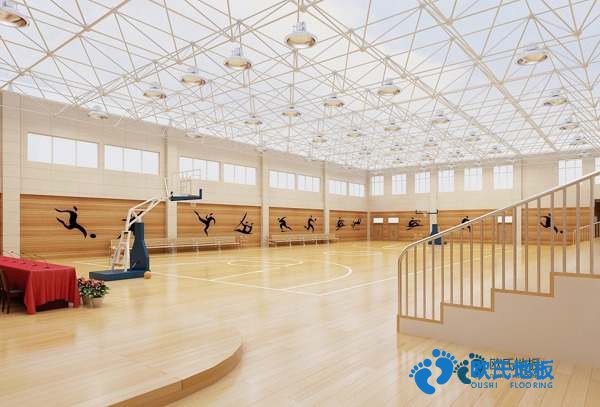 雙層龍骨運(yùn)動(dòng)場館木地板保養(yǎng)知識(shí)