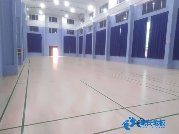 學校籃球館地板沖擊測試