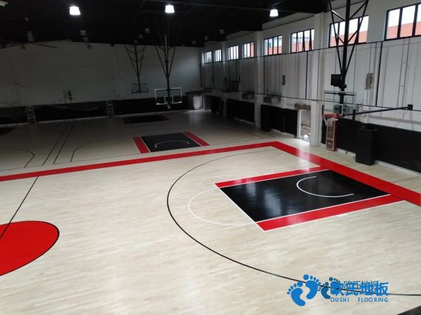 學校籃球館地板施工步驟